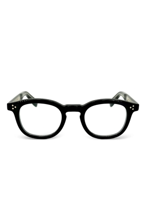 Yellows Plus round-frame glasses - Black