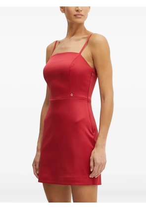 GUESS USA satin spaghetti-strap mini dress - Red
