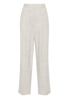 TOTEME double-pleated tailored trousers - Neutrals