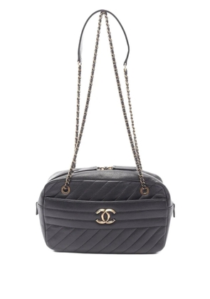 CHANEL Pre-Owned 2016-2017 Coco Mark shoulder bag - Black