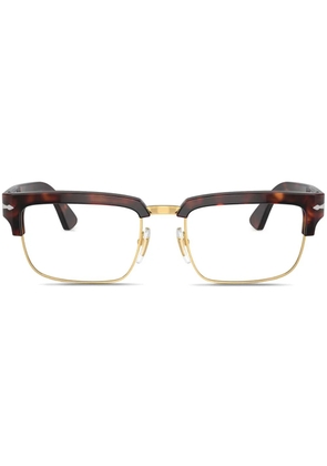 Persol rectangle-frame glasses - Brown