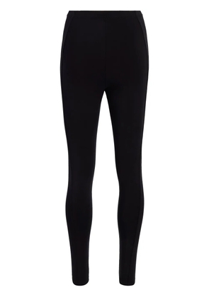Another Tomorrow seam-detail high-waisted leggings - Black