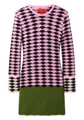 La DoubleJ mini sunset dress - Pink