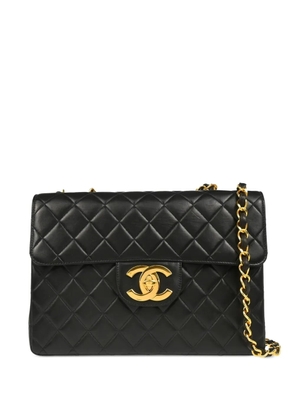 CHANEL Pre-Owned 1998 Jumbo Classic Flap - Black