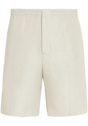 Zegna Oasi Lino linen shorts - White