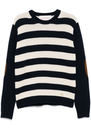 Valentino Garavani striped sweater - Blue