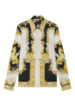 Versace Coral Theatre cotton shirt - Black