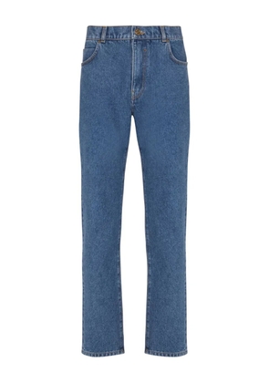 Balmain straight-cut cotton jeans - Blue