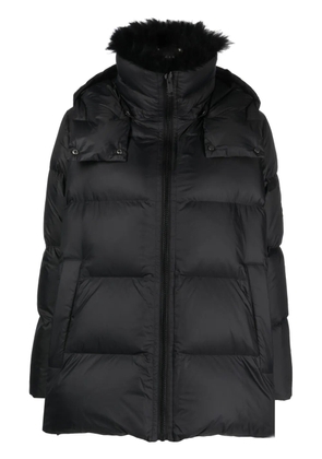 Yves Salomon hooded padded jacket - Black