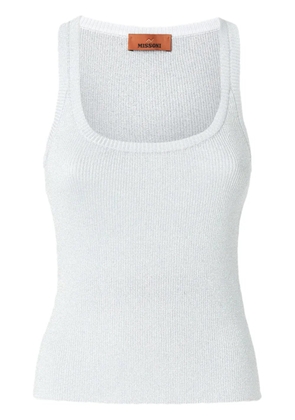 Missoni lurex tank top - Grey
