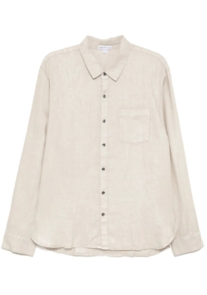 James Perse linen long-sleeves shirt - Neutrals