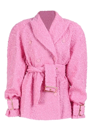 Rowen Rose double-breasted belted jacket - Pink