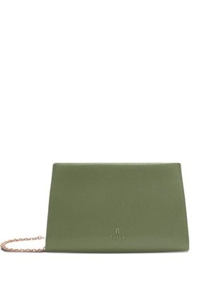 Furla mini Myfurla chain-strap leather bag - Green