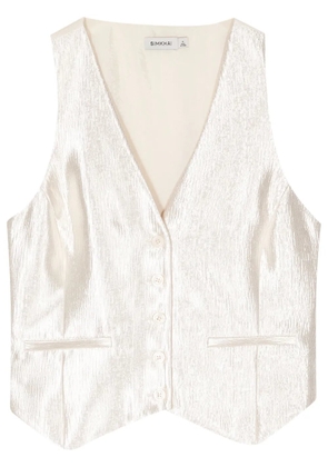Simkhai Deb satin vest - Gold