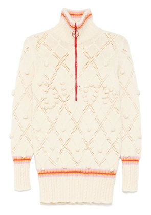 Christian Dior Pre-Owned 2004 high-neck jumper - WHITE, PINK