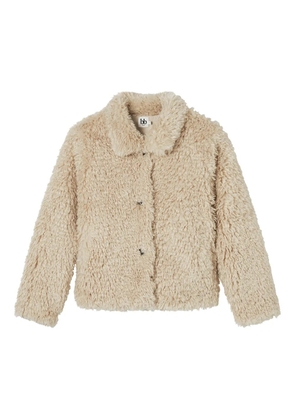 b+ab collar buttoned jacket - Neutrals