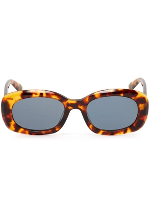 Stella McCartney Eyewear oval-frame sunglasses - Brown