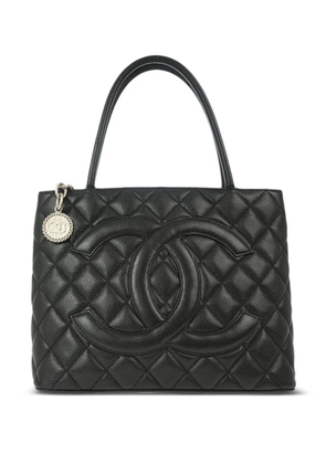 CHANEL Pre-Owned 2002 Medallion tote bag - Black