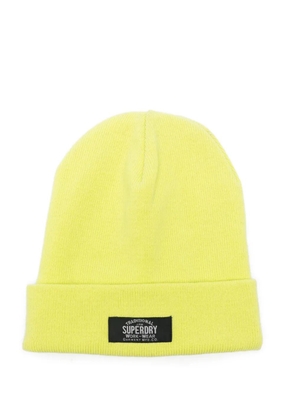 Superdry logo-patch beanie - Yellow