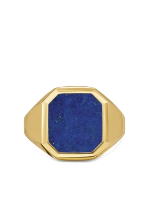 David Yurman 18K yellow gold Streamline® Signet lapis lazuli ring