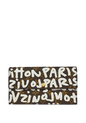 Louis Vuitton Pre-Owned 2001 Monogram-Graffiti wallet - Brown