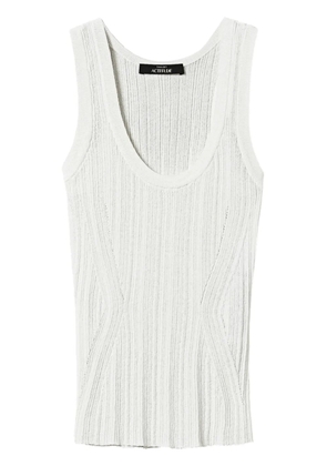 TWINSET ribbed tank top - White