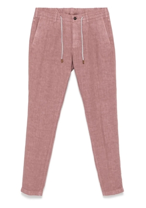 Eleventy linen trousers - Red