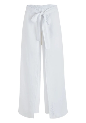 Vilebrequin x Angelo Tarlazzi Lamiss linen trousers - White