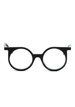 VAVA Eyewear pantos-frame glasses - Black