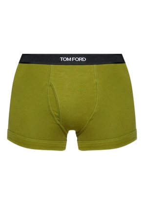 TOM FORD logo-waistband boxers - Green