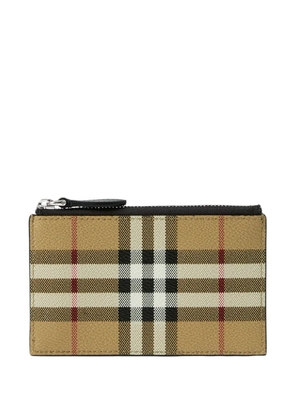 Burberry checkered cardholder - Neutrals
