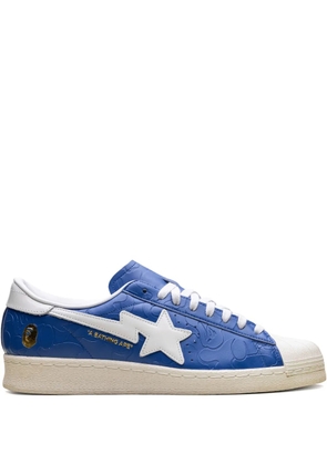 adidas x A Bathing Ape Superstar Vintage 'Blue White' sneakers