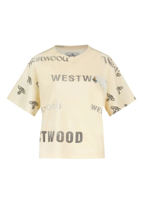 Vivienne Westwood orb-logo cotton shirt - Yellow