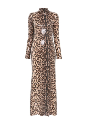 Atu Body Couture leopard-print dress - Brown