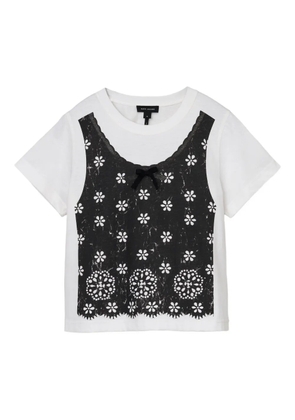 Marc Jacobs top-print cotton T-shirt - White