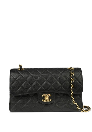 CHANEL Pre-Owned 2002 small Classic Double Flap shoulder bag - Black
