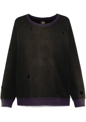 Needles ripped sweatshirts - Black