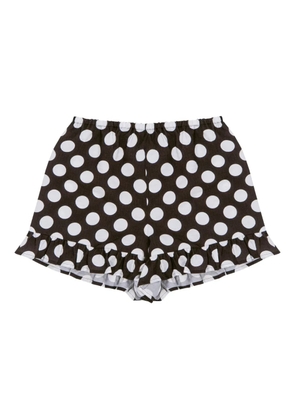 Sleeper Cha Cha polka dot shorts set - Black