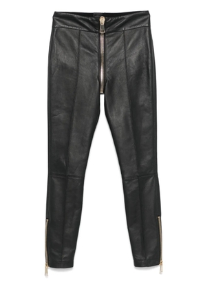 MITILIANE COUTURE leather trousers - Black