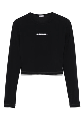 Jil Sander cropped swim top - Black