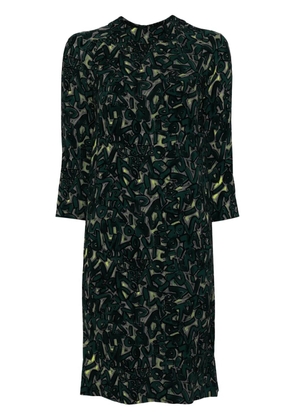 Louis Vuitton Pre-Owned 1990-2000s graffiti dress - Green