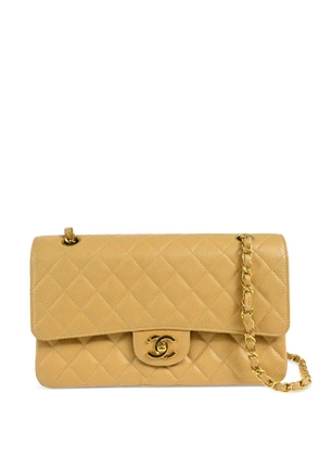 CHANEL Pre-Owned 2000 medium Double Flap shoulder bag - Neutrals