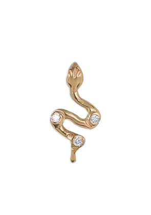 Anzie x Mel Soldera 14K yellow gold Snake diamond earring