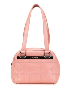 CHANEL Pre-Owned 2004-2005 Choco Bar Caviar shoulder bag - Pink