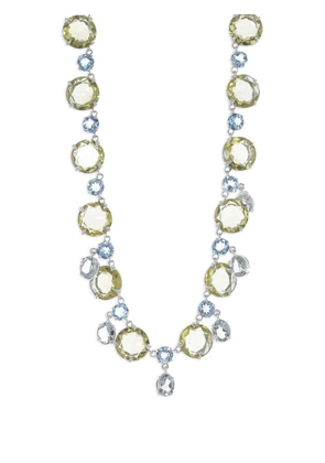 Bounkit Jewelry amethyst necklace - Silver