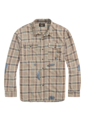 Ralph Lauren RRL plaid shirt - Neutrals