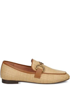 Bibi Lou woven chain-link loafers - Neutrals