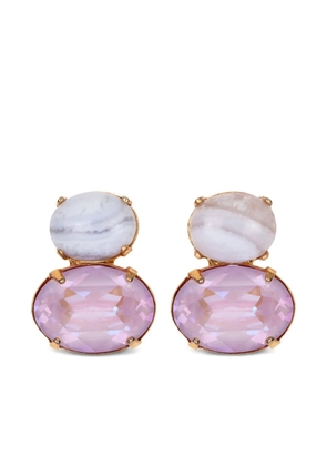 Jennifer Behr Yvette earrings - Pink