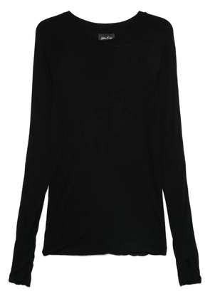 Andrea Ya'aqov double-layer crew-neck T-shirt - Black