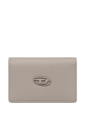 Diesel logo-plaque cardholder - Grey